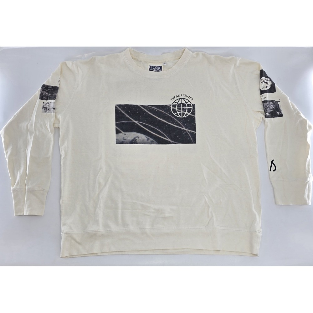 Jungmaven Long Sleeve Tee Hemp & Organic Cotton TREADLIGHTER All Over Print XL‎